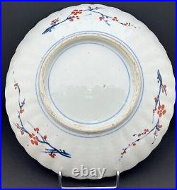 Antique, 18th Century Japanese Imari Porcelain-Pottery Plate, 30 cm / 11.81 Inch