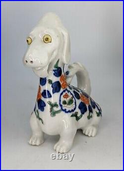 Antique Japanese 19th Century Imari Comical Dog figure Meiji Period Rare