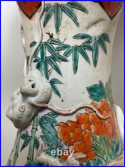 Beautiful Large Antique Japanese Imari 19th Century Porcelain Dragon Floor Vase