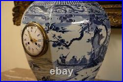 Rare Antique Japanese Arita kakiemon style 17th Century Clock Vase, Top! 63 cm